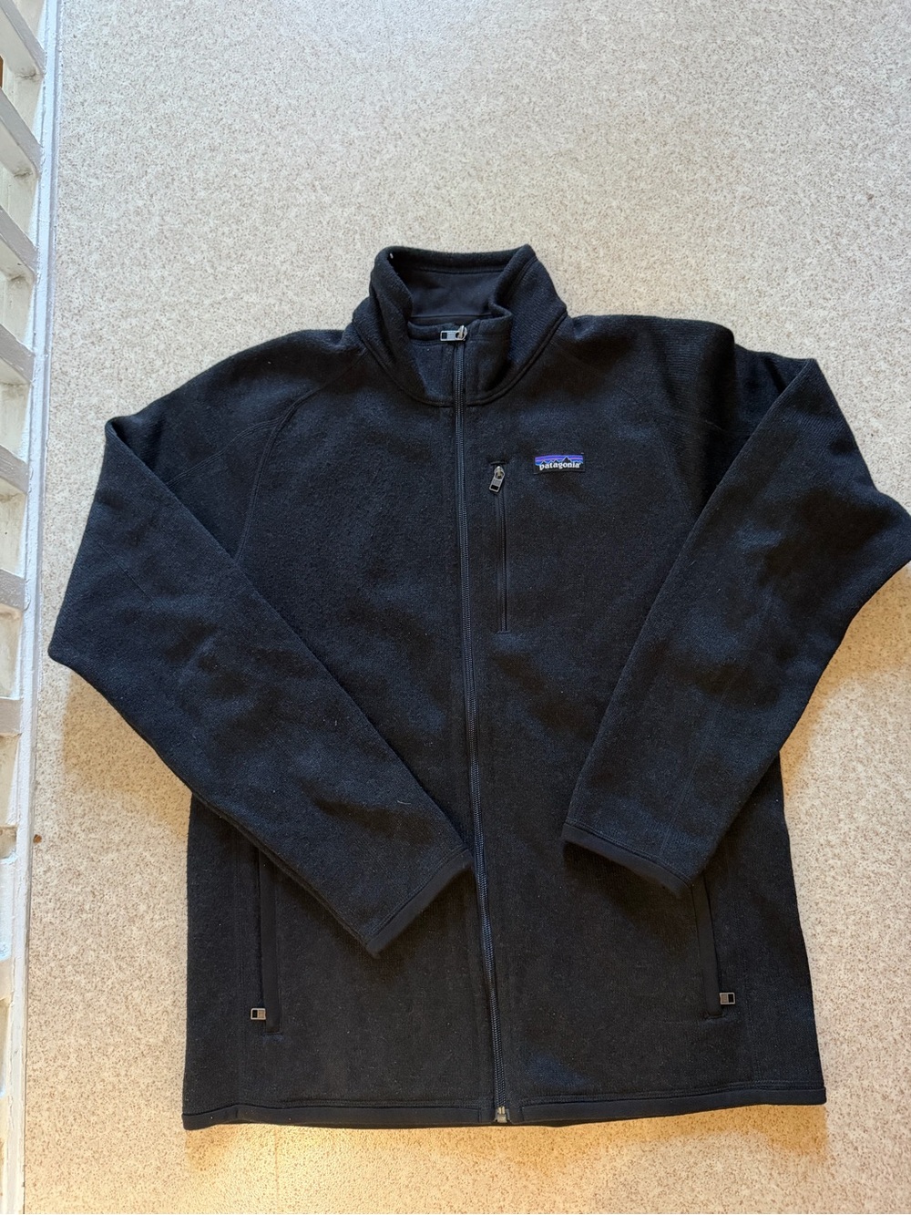 Patagonia Black Full-Zip Fleece Better Sweater Medium